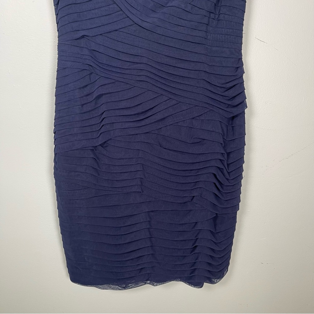 Xscape Navy Cocktail Dress - Picture 3 of 10